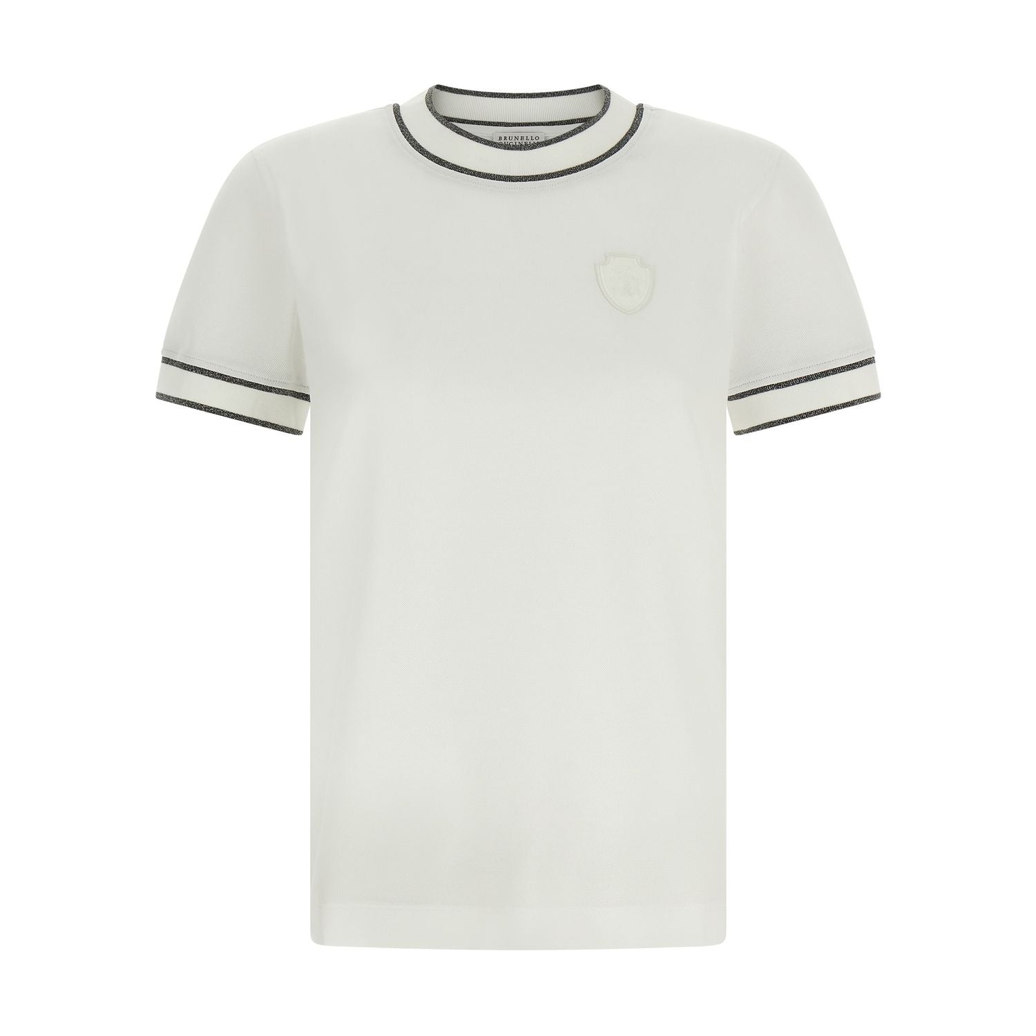 Brunello Cucinelli White Cotton T-Shirt