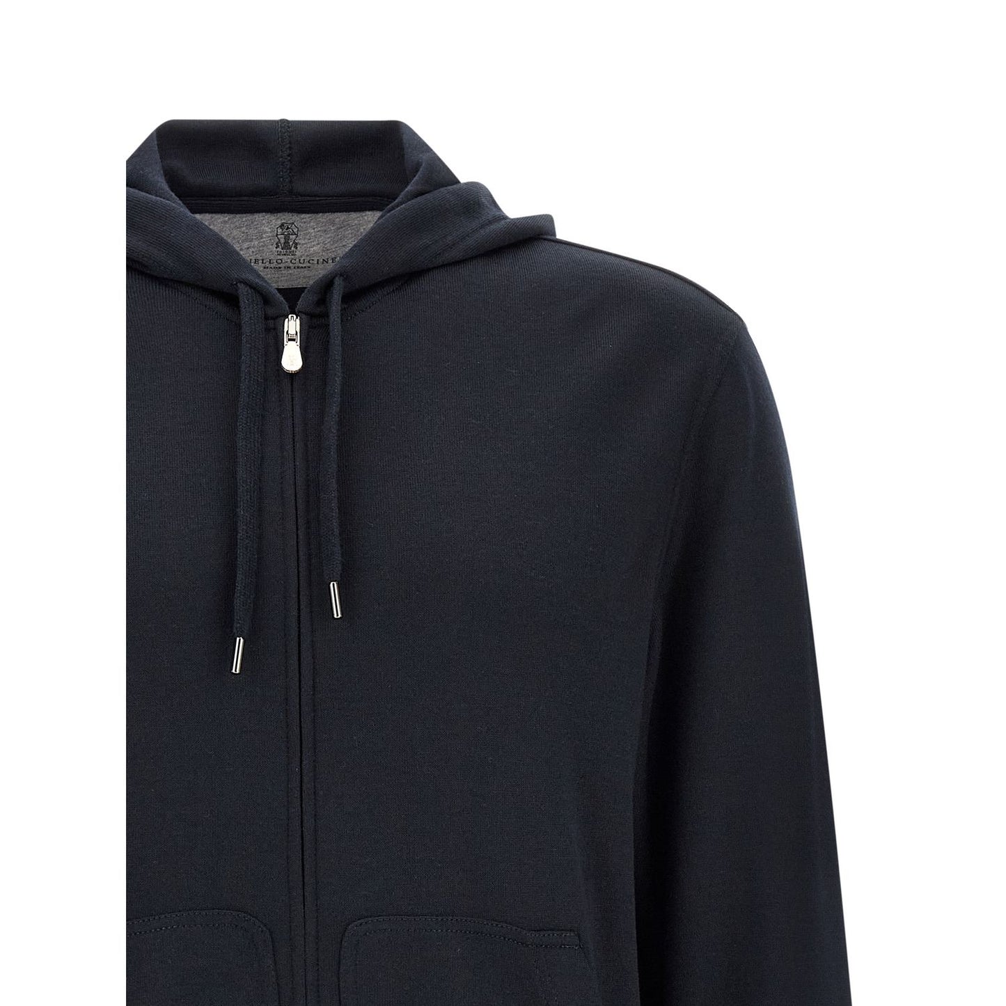 Brunello Cucinelli Blue Cashmere Cardigan