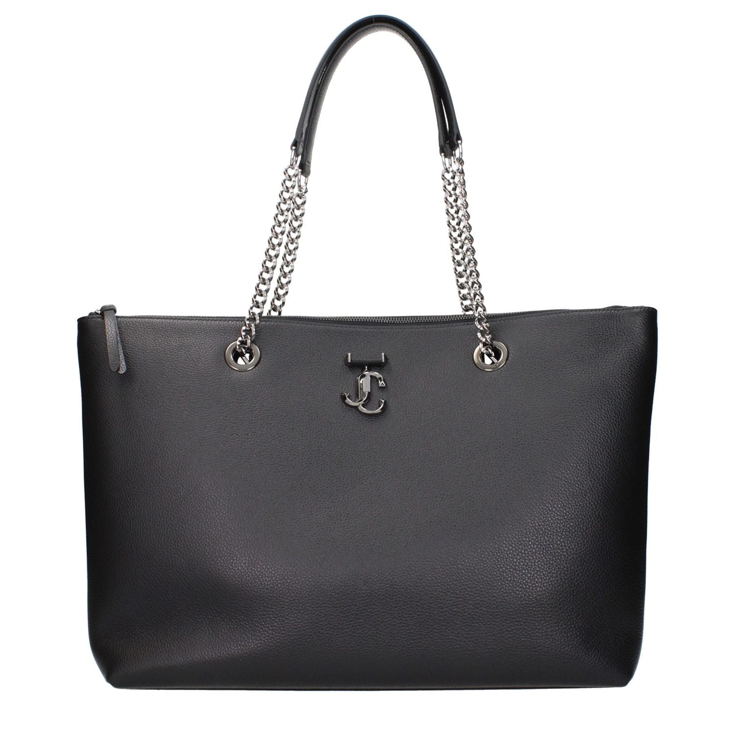 Jimmy Choo Black Leather Shoulder Bag