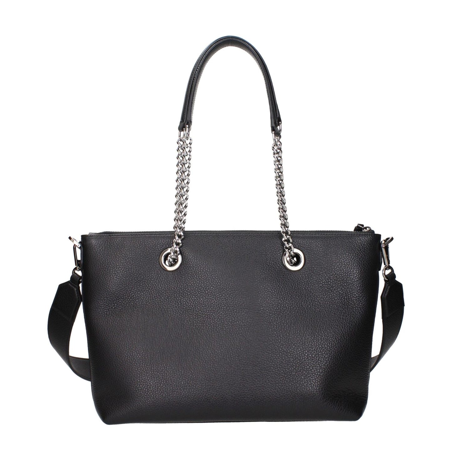 Jimmy Choo Black Leather Shoulder Bag
