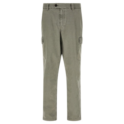 Brunello Cucinelli Bicolor Cotton Cargo Pants