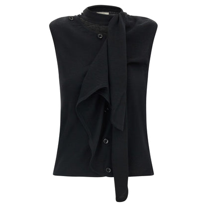 Lemaire Black Wool Sleeveless Jacket