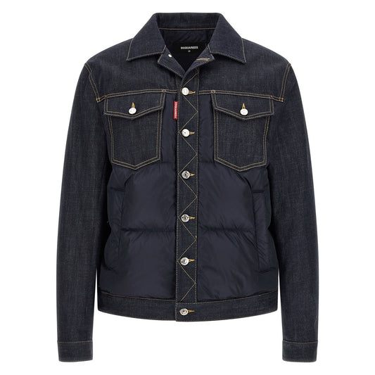 Dsquared² Blue Cotton Denim Jacket