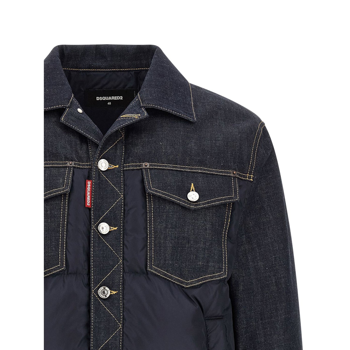 Dsquared² Blue Cotton Denim Jacket