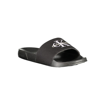 Calvin Klein Nero Polyurethane Women Ciabatta