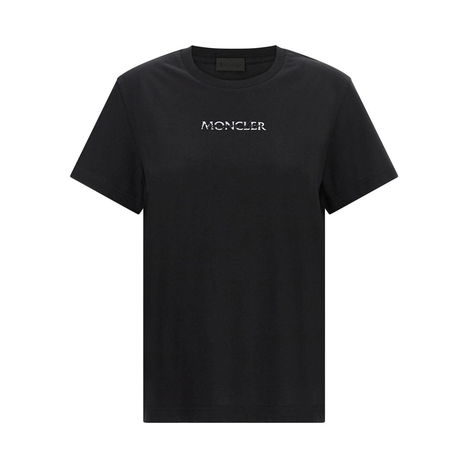 Moncler Black Cotton T-Shirt