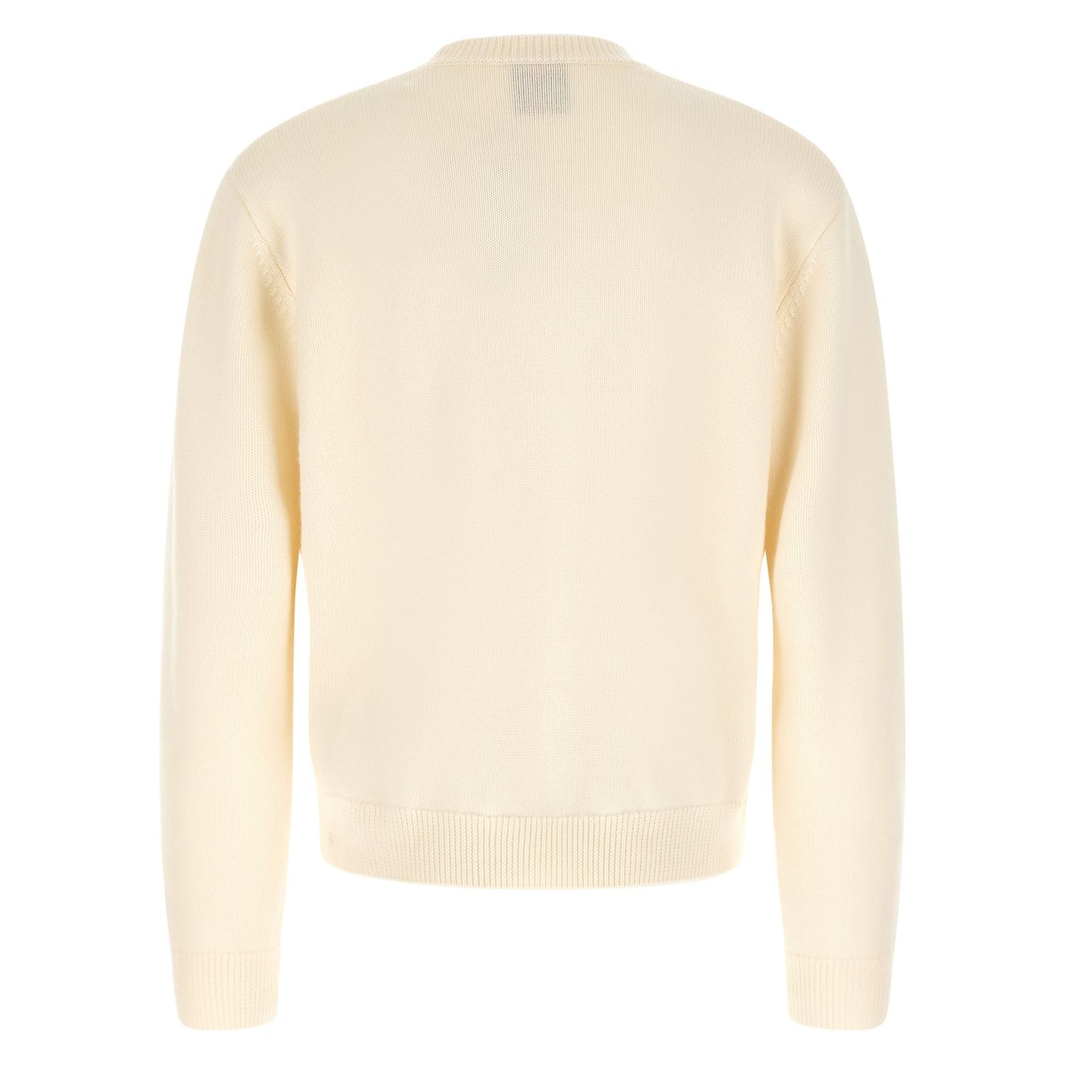 Casablanca White Wool Cardigan