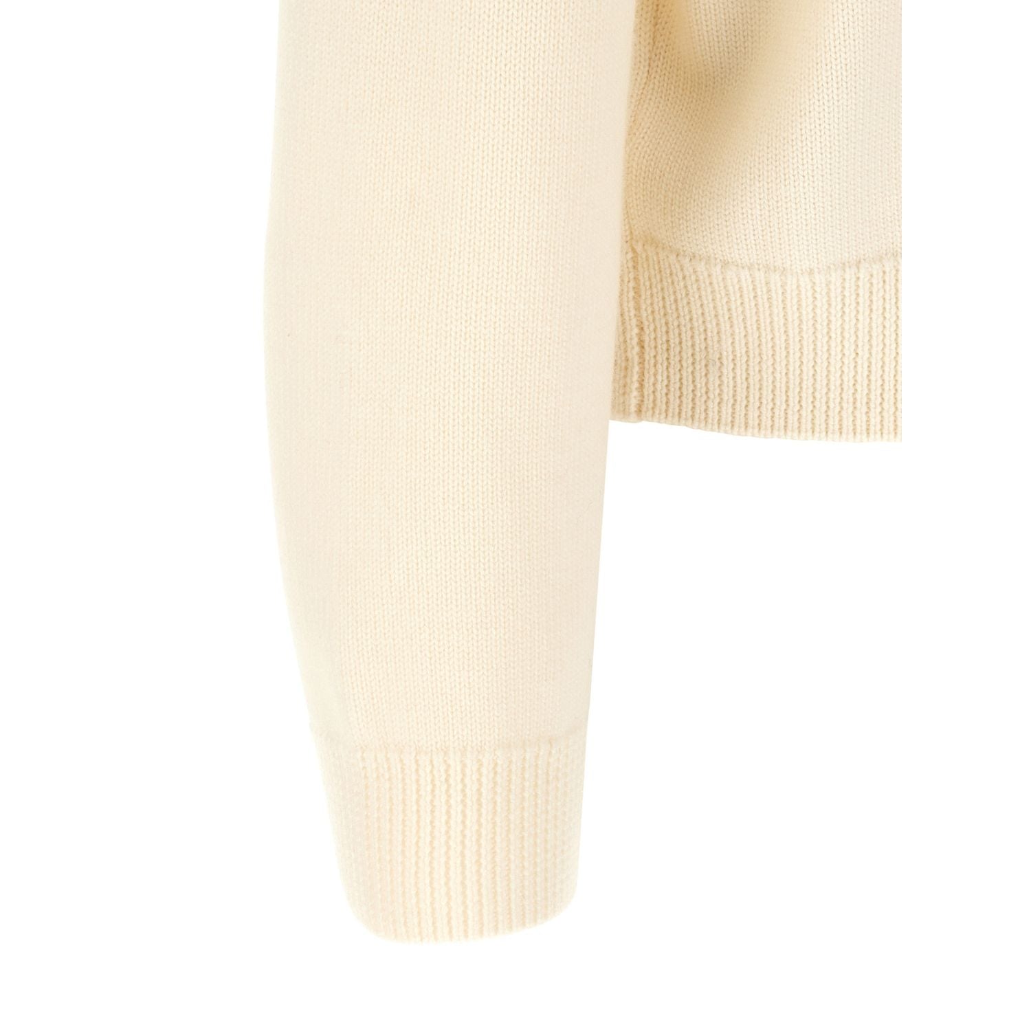 Casablanca White Wool Cardigan