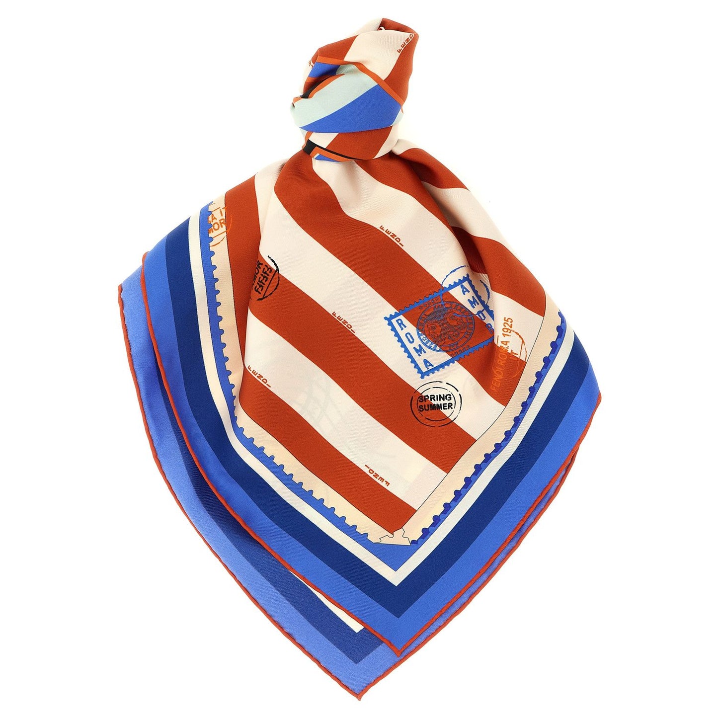 Fendi Multicolor Silk Foulard