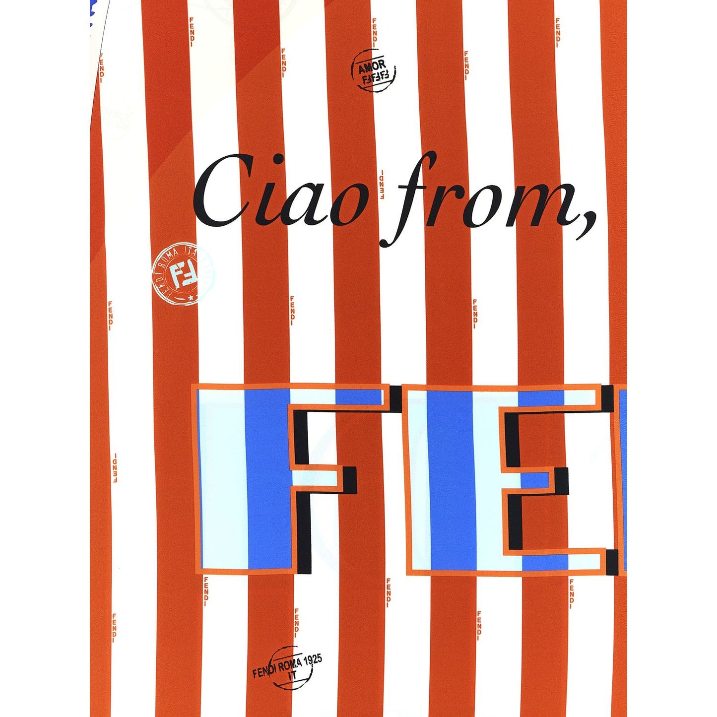 Fendi Multicolor Silk Foulard