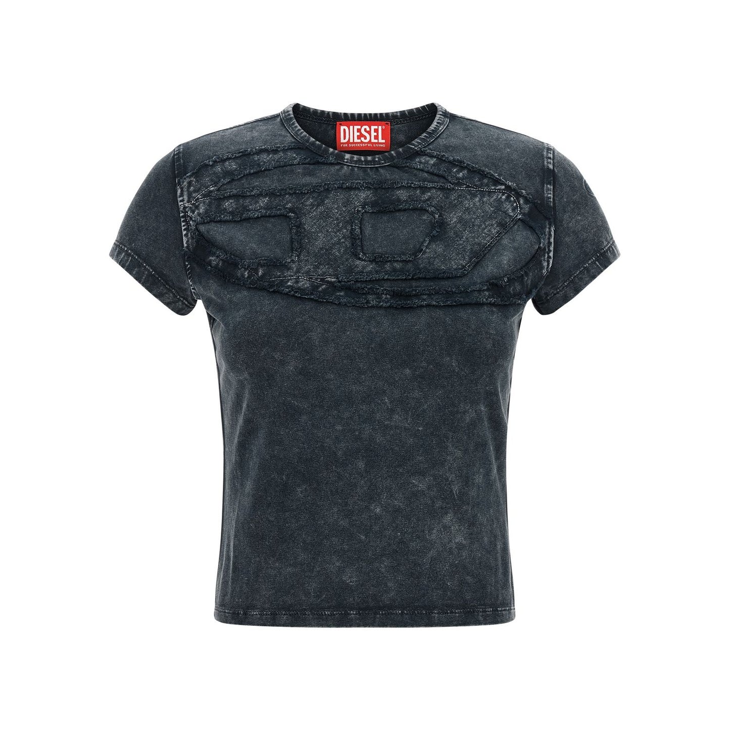 Diesel Gray Cotton T-Shirt