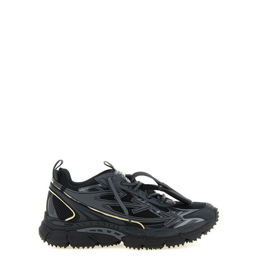 Off-White Black Polyethylene Athletic Sneakers