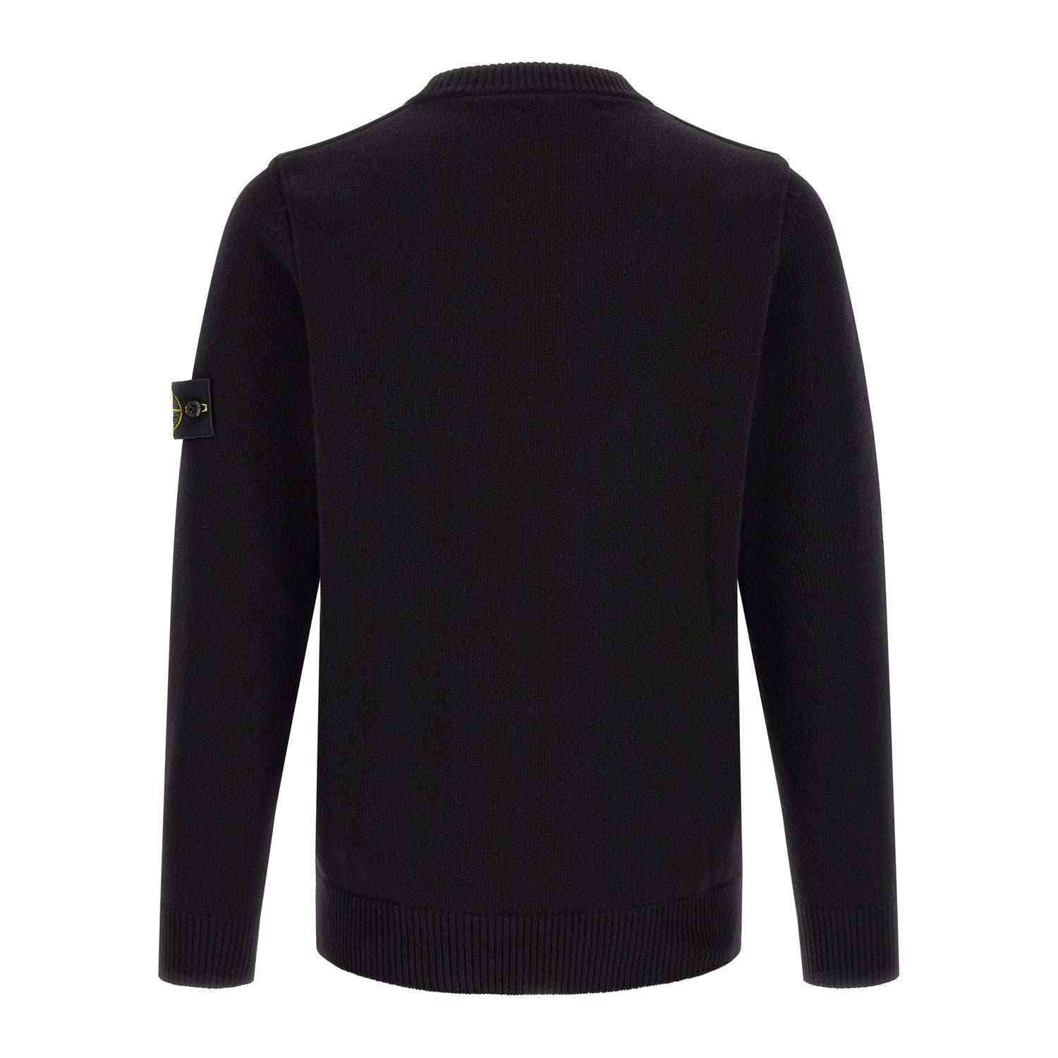 Stone Island Black Virgin Wool Cardigan