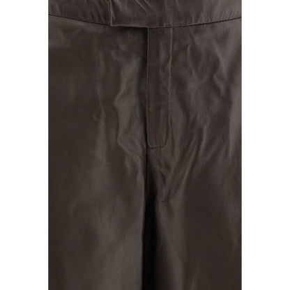 Arma Brown Leather Pants