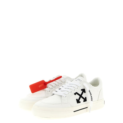 Off-White Bicolor Cotton Low Top Sneakers