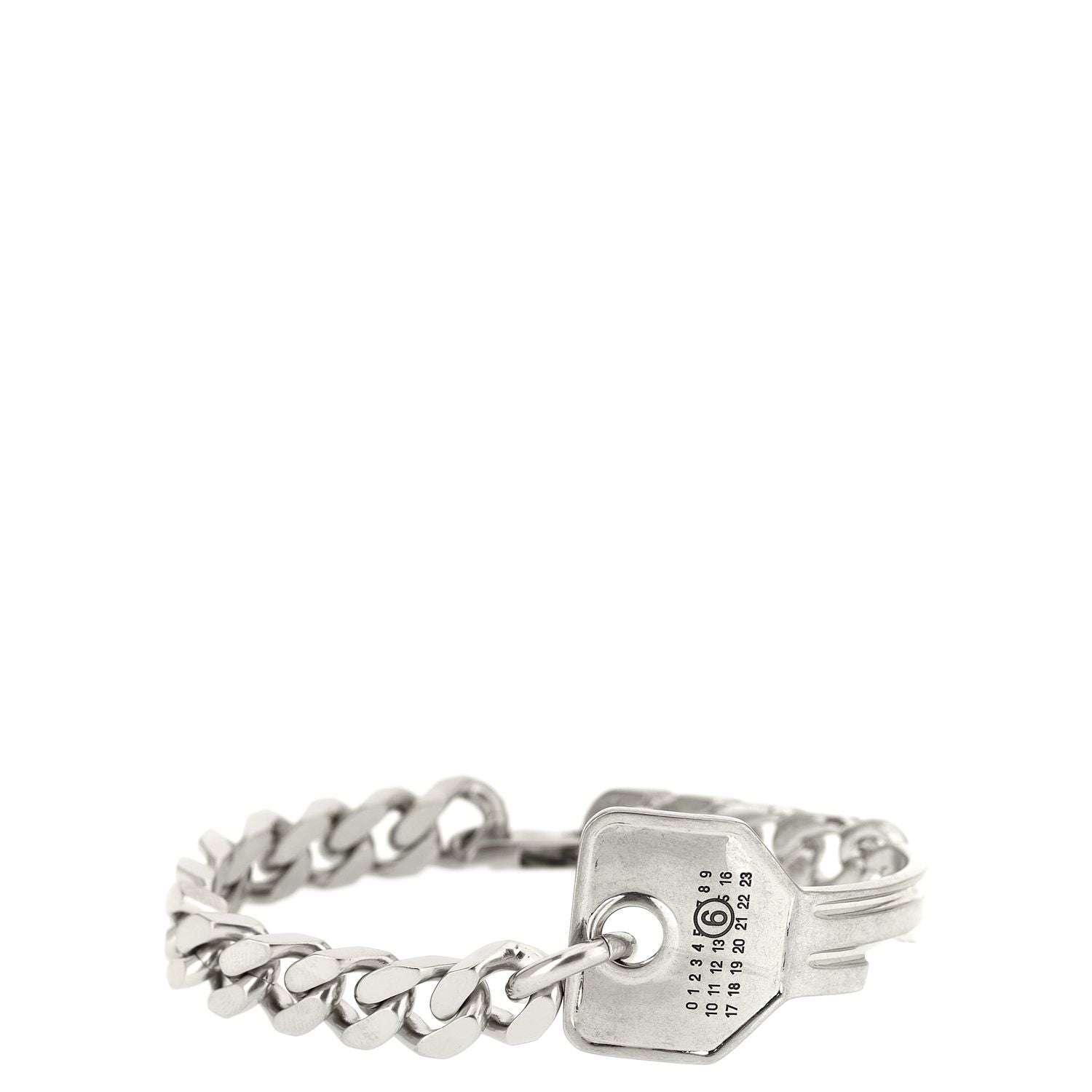 MM6 Maison Margiela Silver Brass Bracelet
