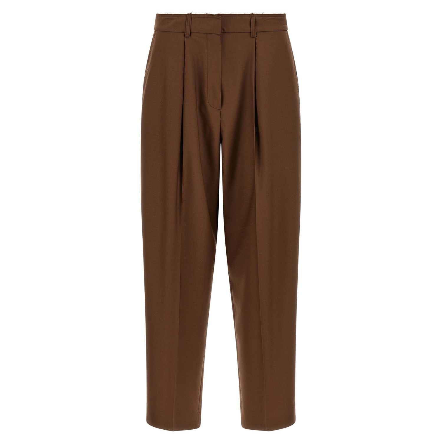 Gianluca Capannolo Beige Wool Casual Pants