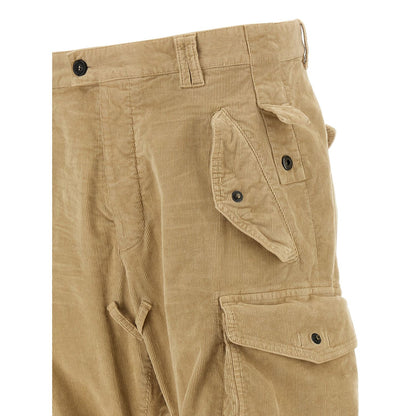 Dsquared² Beige Cotton Cargo Pants