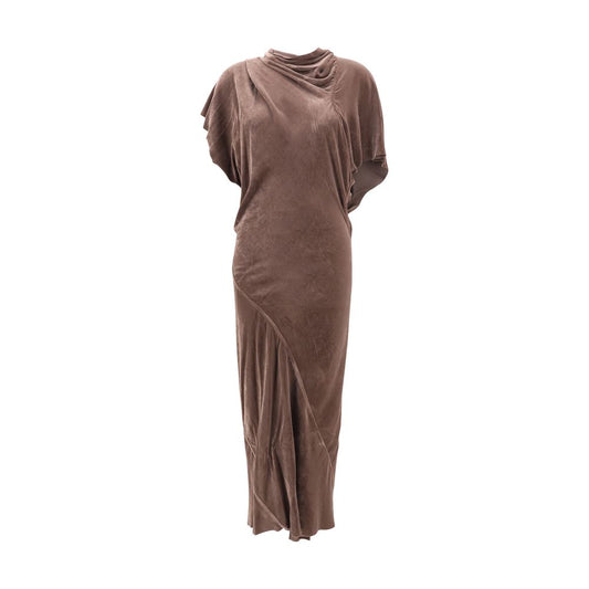 Rick Owens Brown Viscose Casual Dress