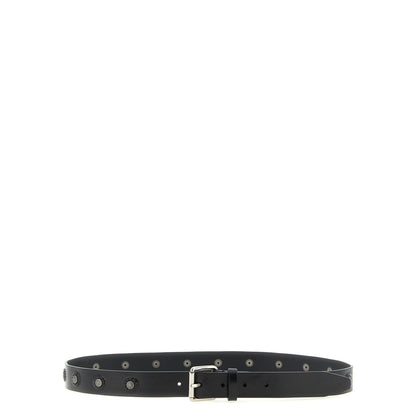 Lemaire Black Calfskin Regular Belt