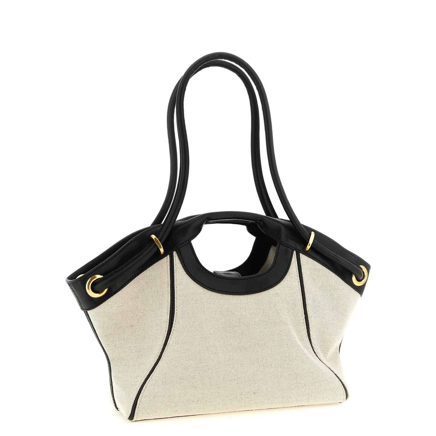 Balmain Bicolor Cotton Tote Bag