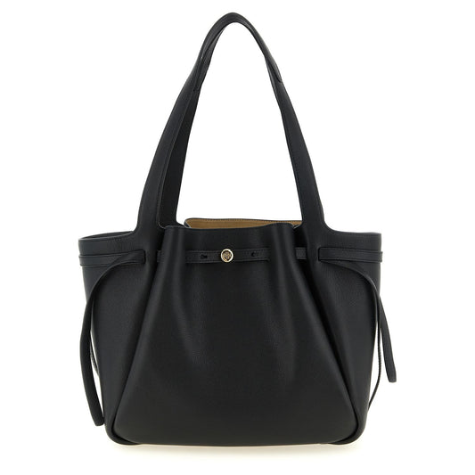 Tory Burch Black Cowhide Tote Bag