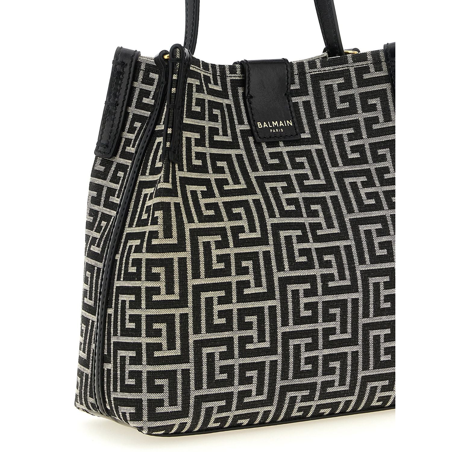 Balmain Bicolor Cotton Shoulder Bag