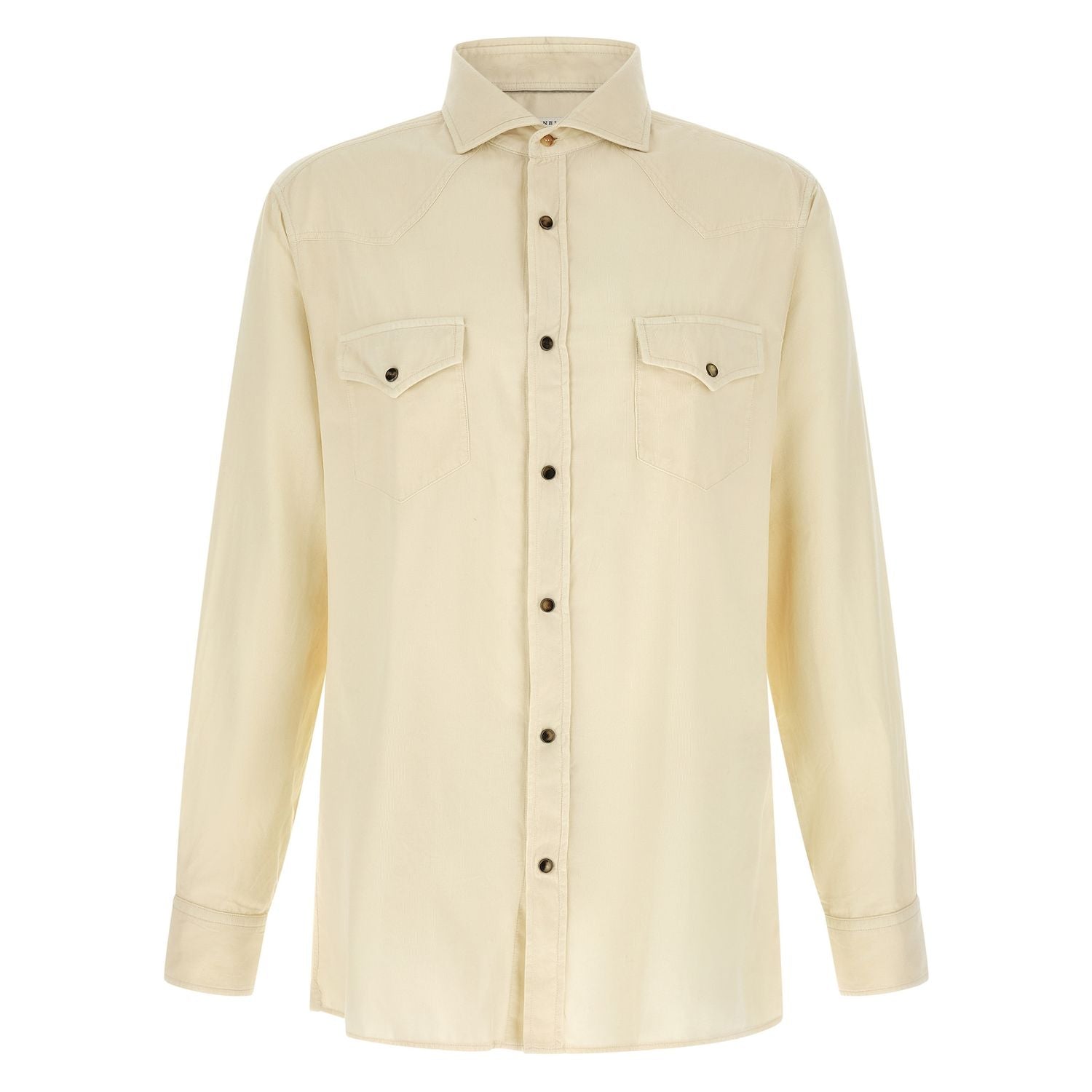Brunello Cucinelli White Cotton Blouse
