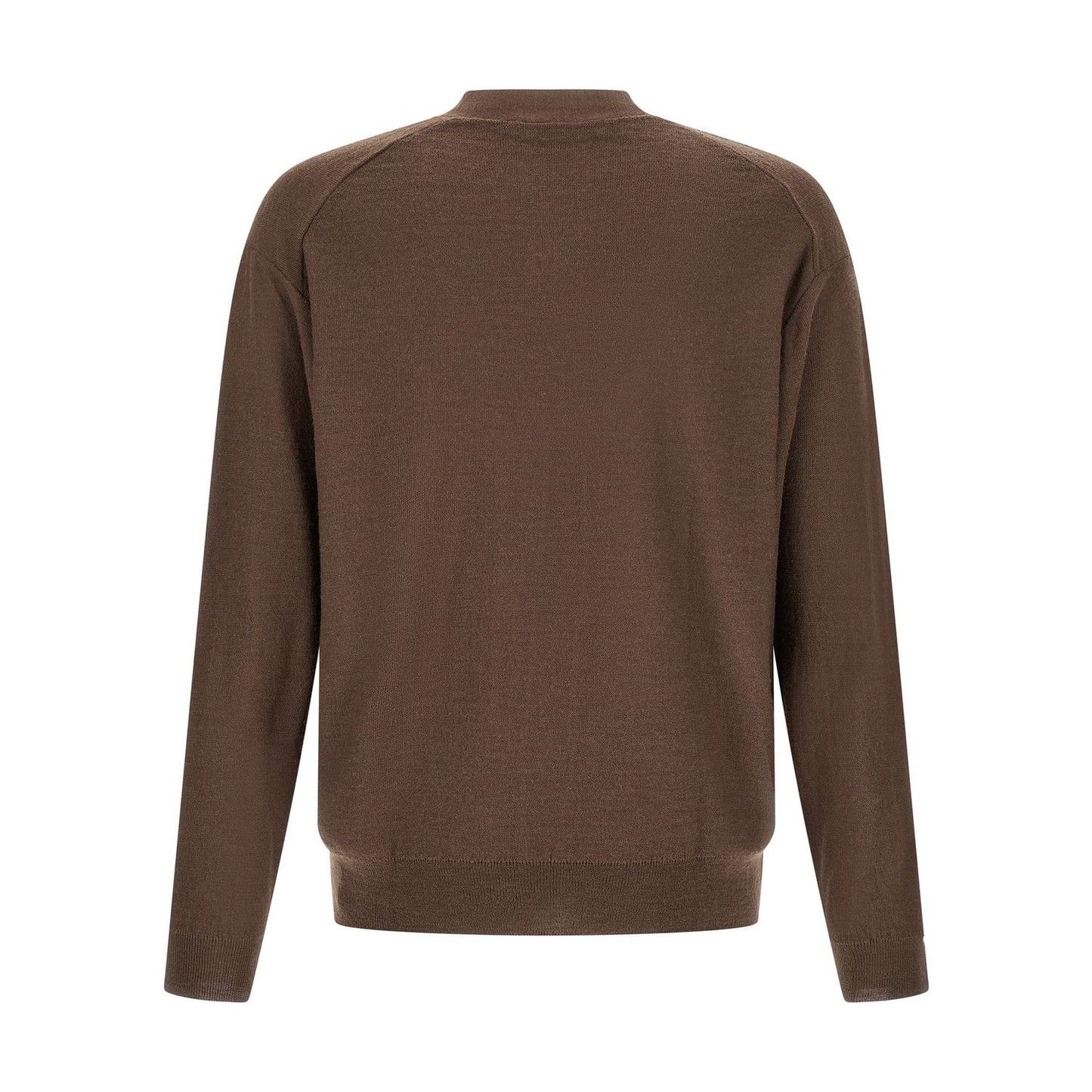 Lemaire Brown Wool Cardigan