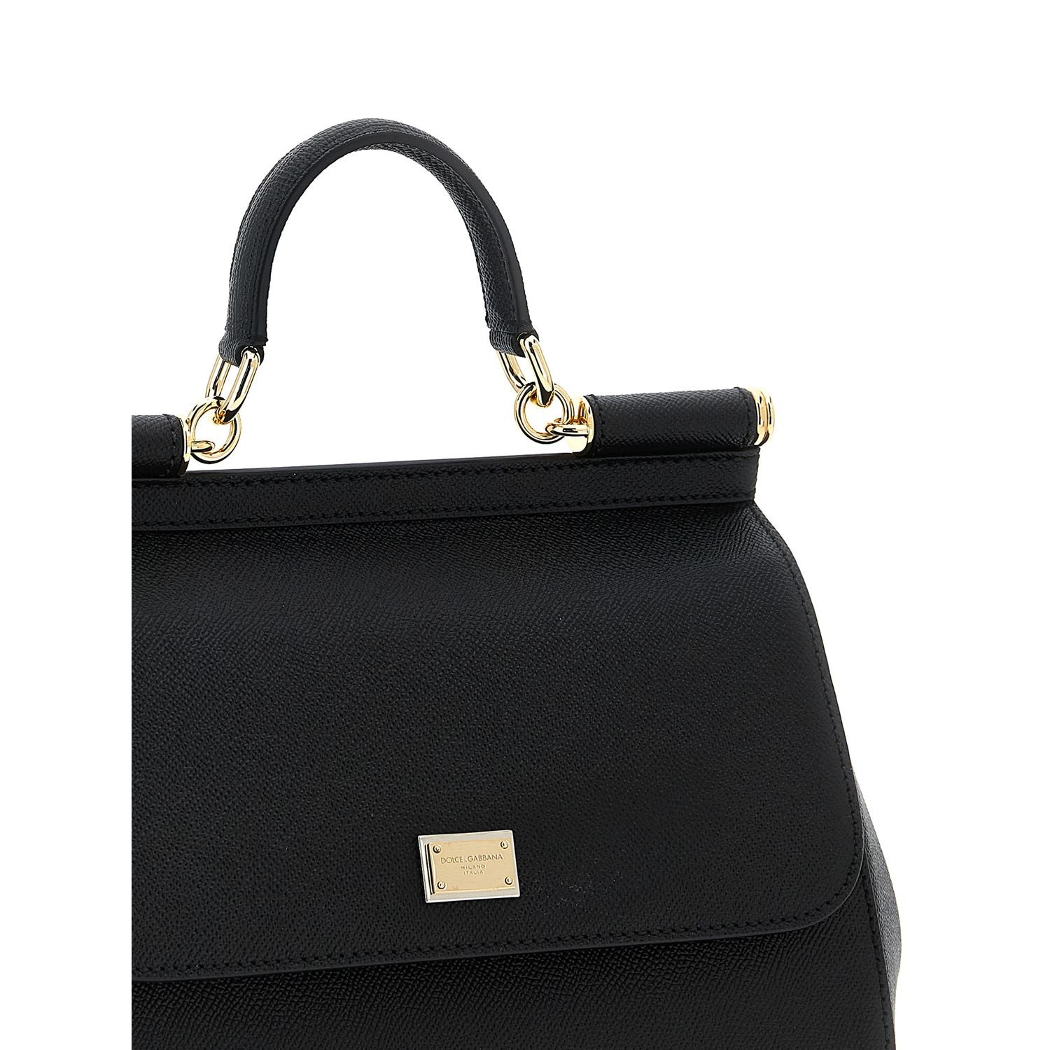 Dolce & Gabbana Black Calfskin Handbag