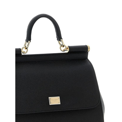 Dolce & Gabbana Black Calfskin Handbag