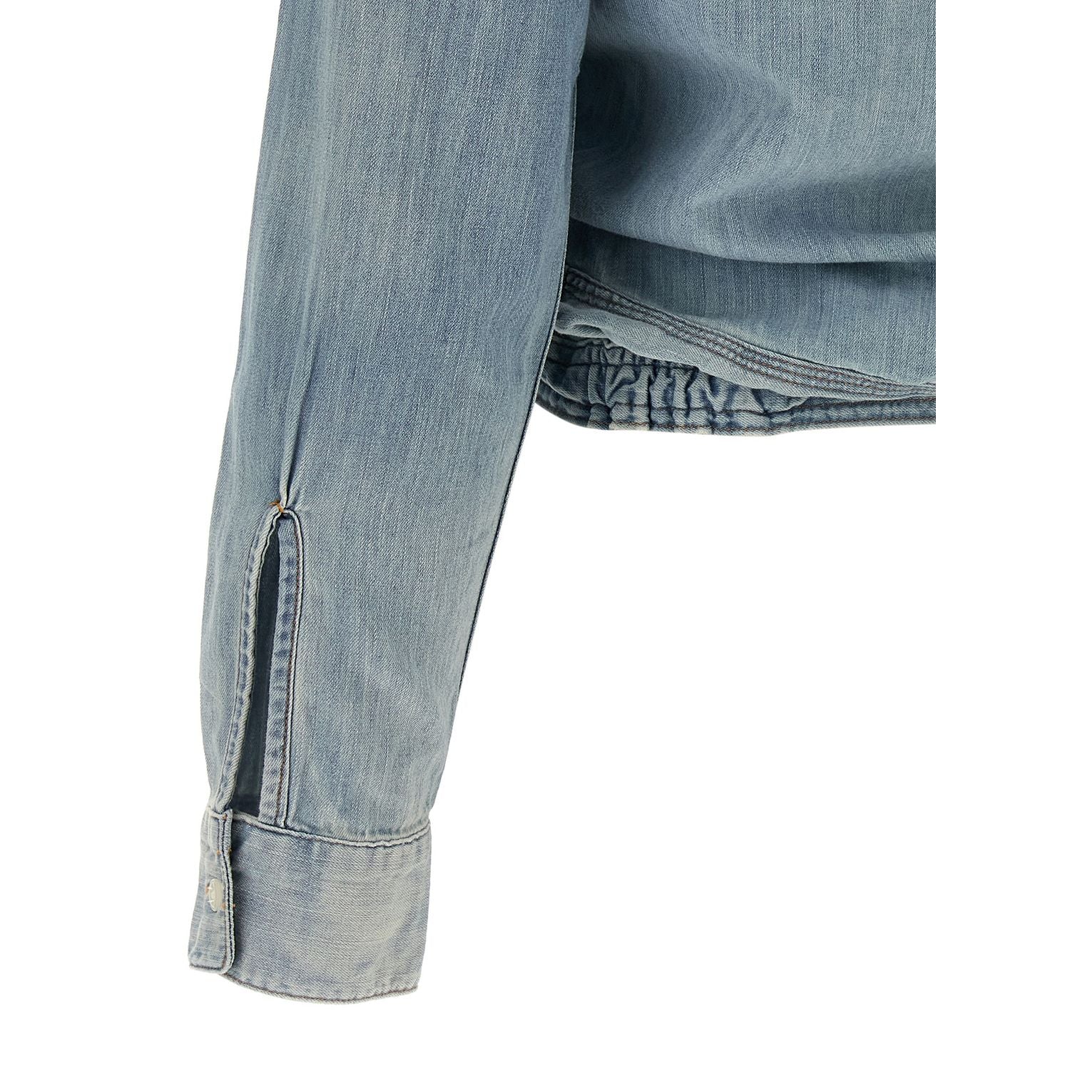 R13 Blue Cotton Blouse