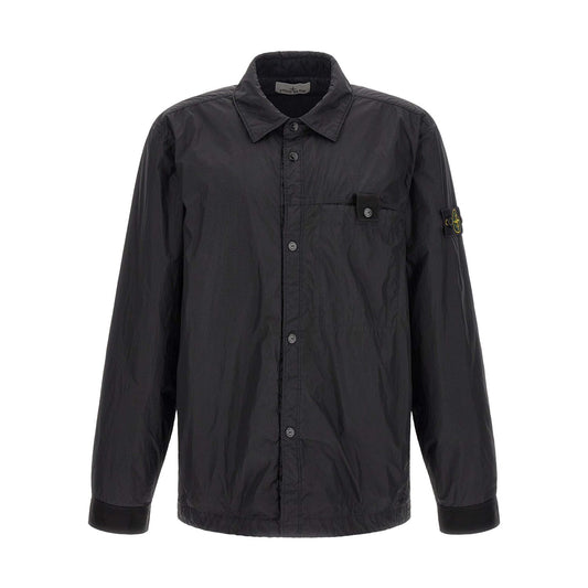Stone Island Black Polyamide Shell Jacket
