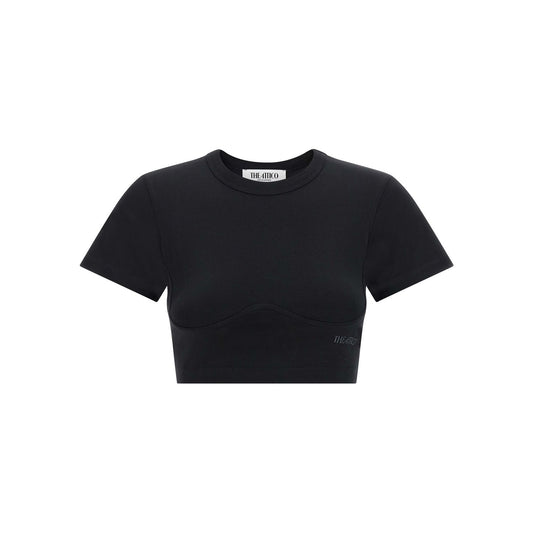 The Attico Black Cotton T-Shirt