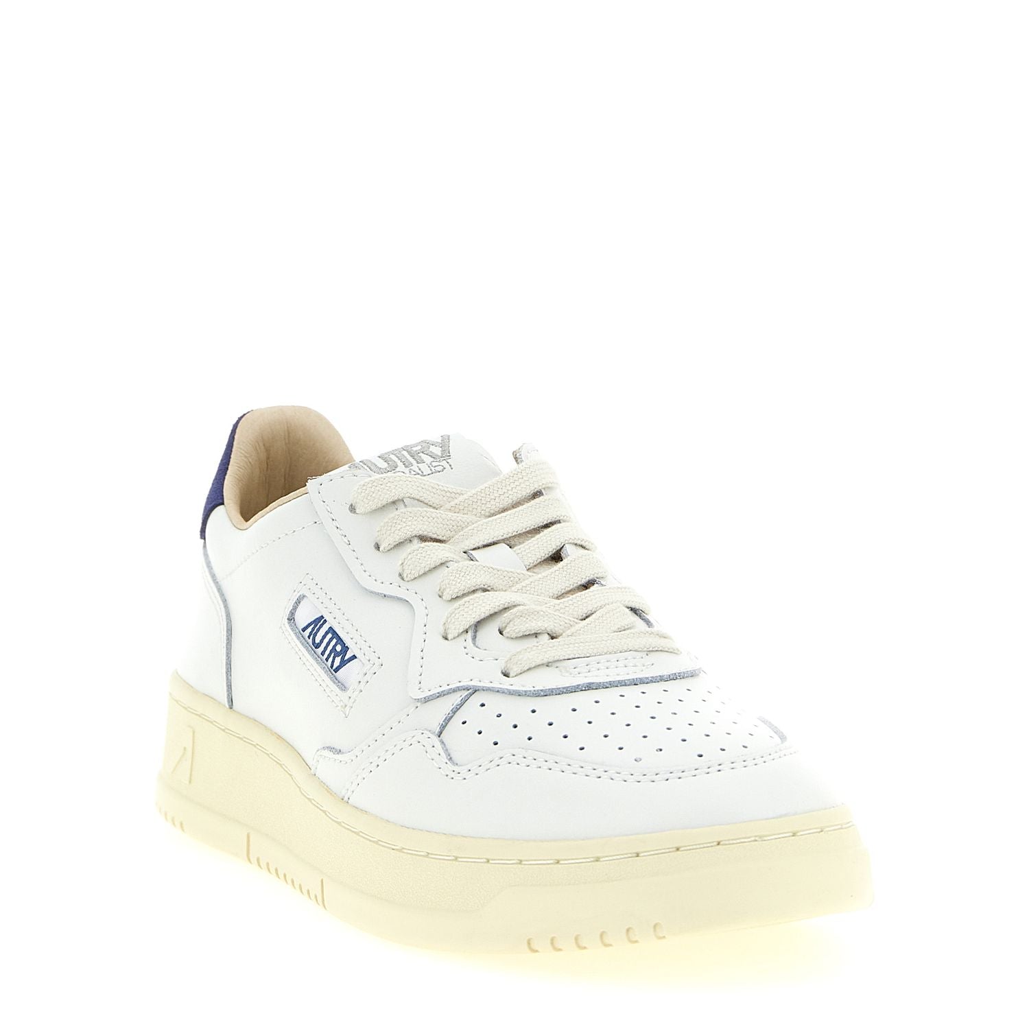 Autry Blue Cowhide Athletic Sneakers