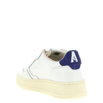 Autry Blue Cowhide Athletic Sneakers
