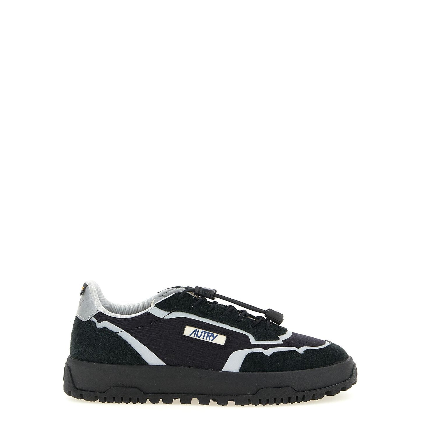 Autry Black Nylon Athletic Sneakers