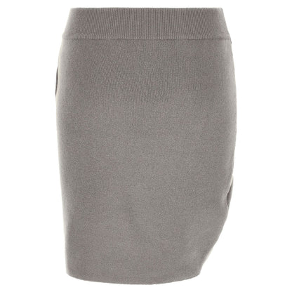 Giuseppe Di Morabito Gray Virgin Wool Long Skirt