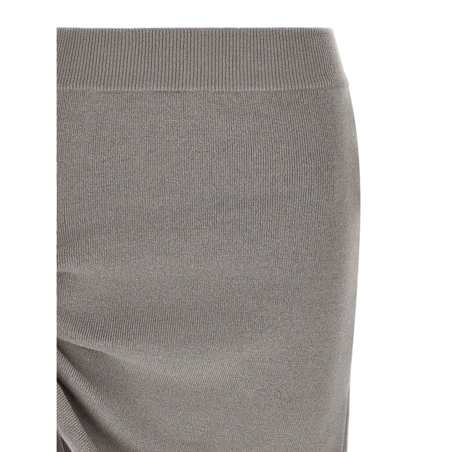 Giuseppe Di Morabito Gray Virgin Wool Long Skirt