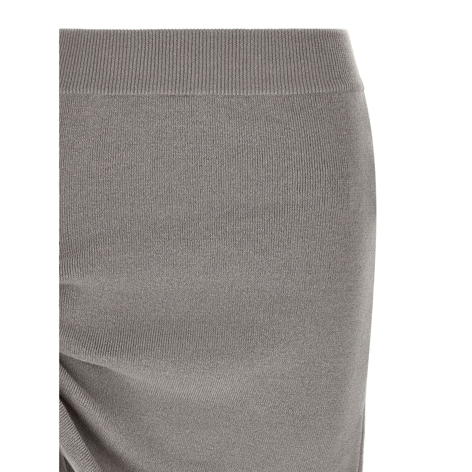 Giuseppe Di Morabito Gray Virgin Wool Long Skirt