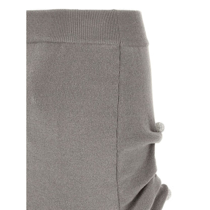 Giuseppe Di Morabito Gray Virgin Wool Long Skirt