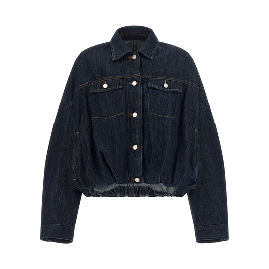 Dries Van Noten Blue Cotton Denim Jacket