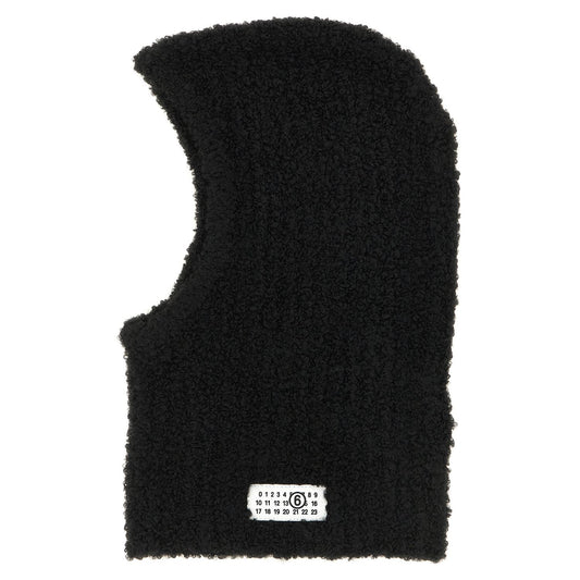 MM6 Maison Margiela Black Marabou Hat