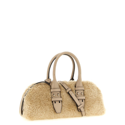 PINKO Gray Polyester Handbag