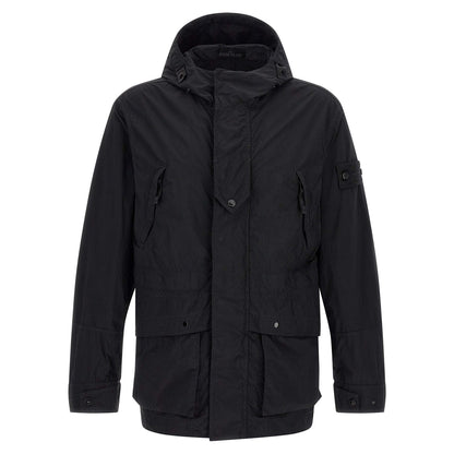 Stone Island Black Polyamide Shell Jacket