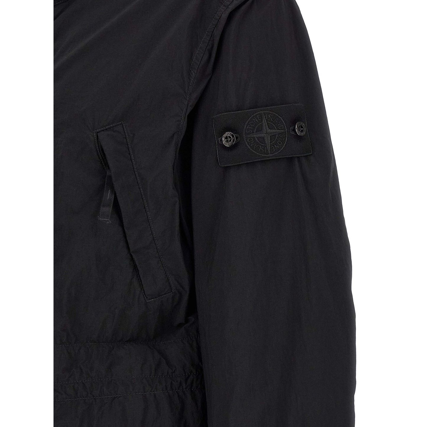 Stone Island Black Polyamide Shell Jacket