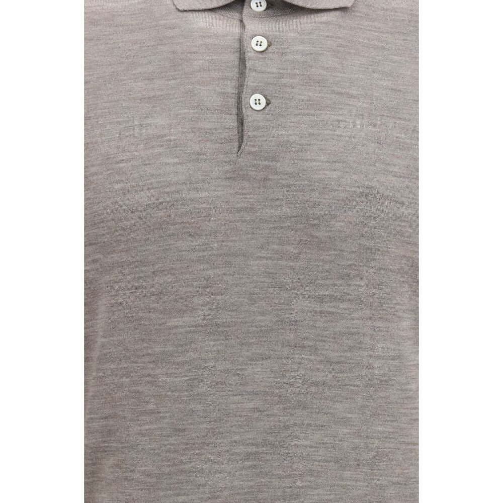 Brunello Cucinelli Gray Cashmere Sweatshirt
