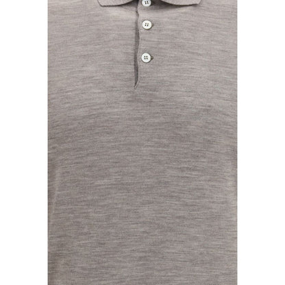 Brunello Cucinelli Gray Cashmere Sweatshirt