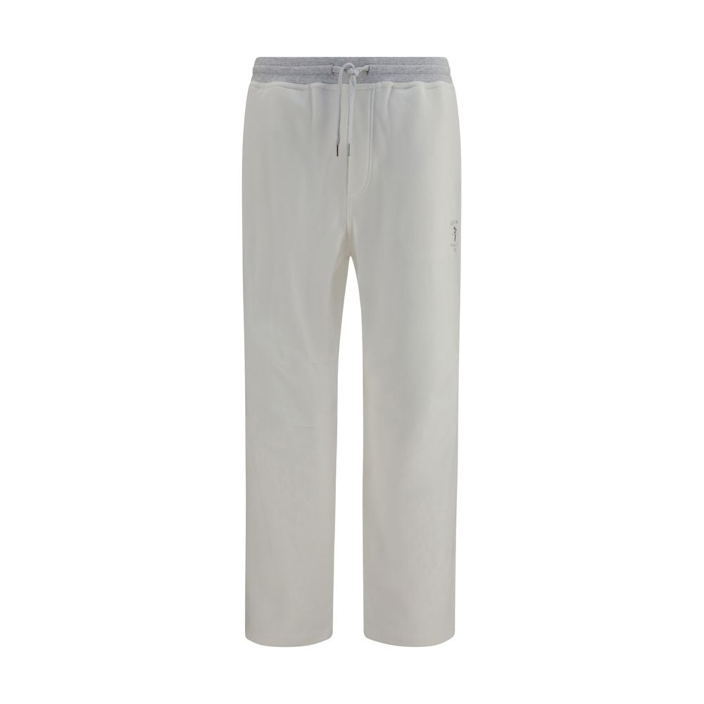 Brunello Cucinelli White Cotton Casual Pants