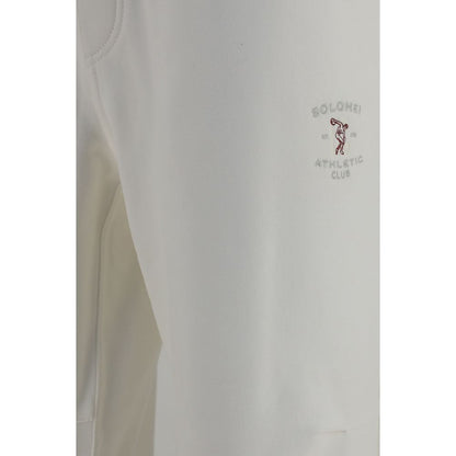 Brunello Cucinelli White Cotton Casual Pants